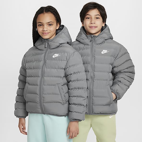 Full Price Sportswear Grey Puffer Jackets. Nike SI
